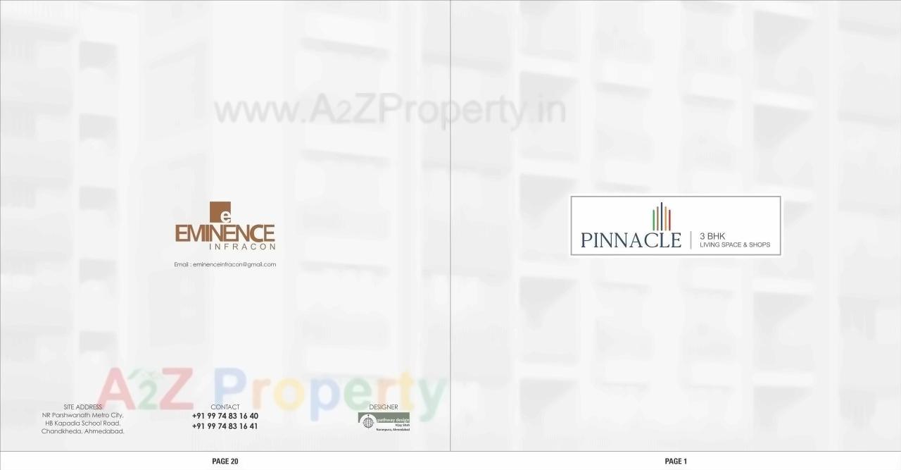  of real estate project Pinnacle located at Chandkheda, Ahmedabad, Gujarat