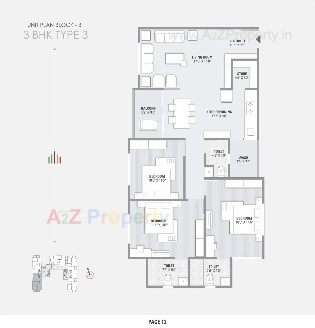 Layout of real estate project Pinnacle located at Chandkheda, Ahmedabad, Gujarat