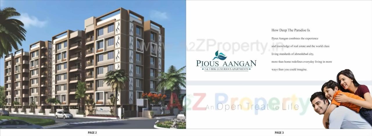  of real estate project Pious Aangan located at Chandkheda, Ahmedabad, Gujarat