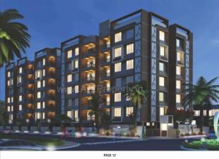 Elevation of real estate project Pious Aangan located at Chandkheda, Ahmedabad, Gujarat