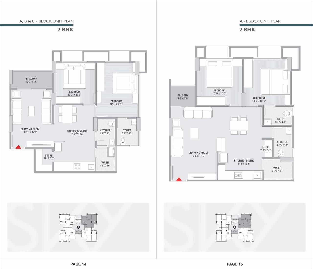 Layout of real estate project Pious Sky located at Sabarmati, Ahmedabad, Gujarat
