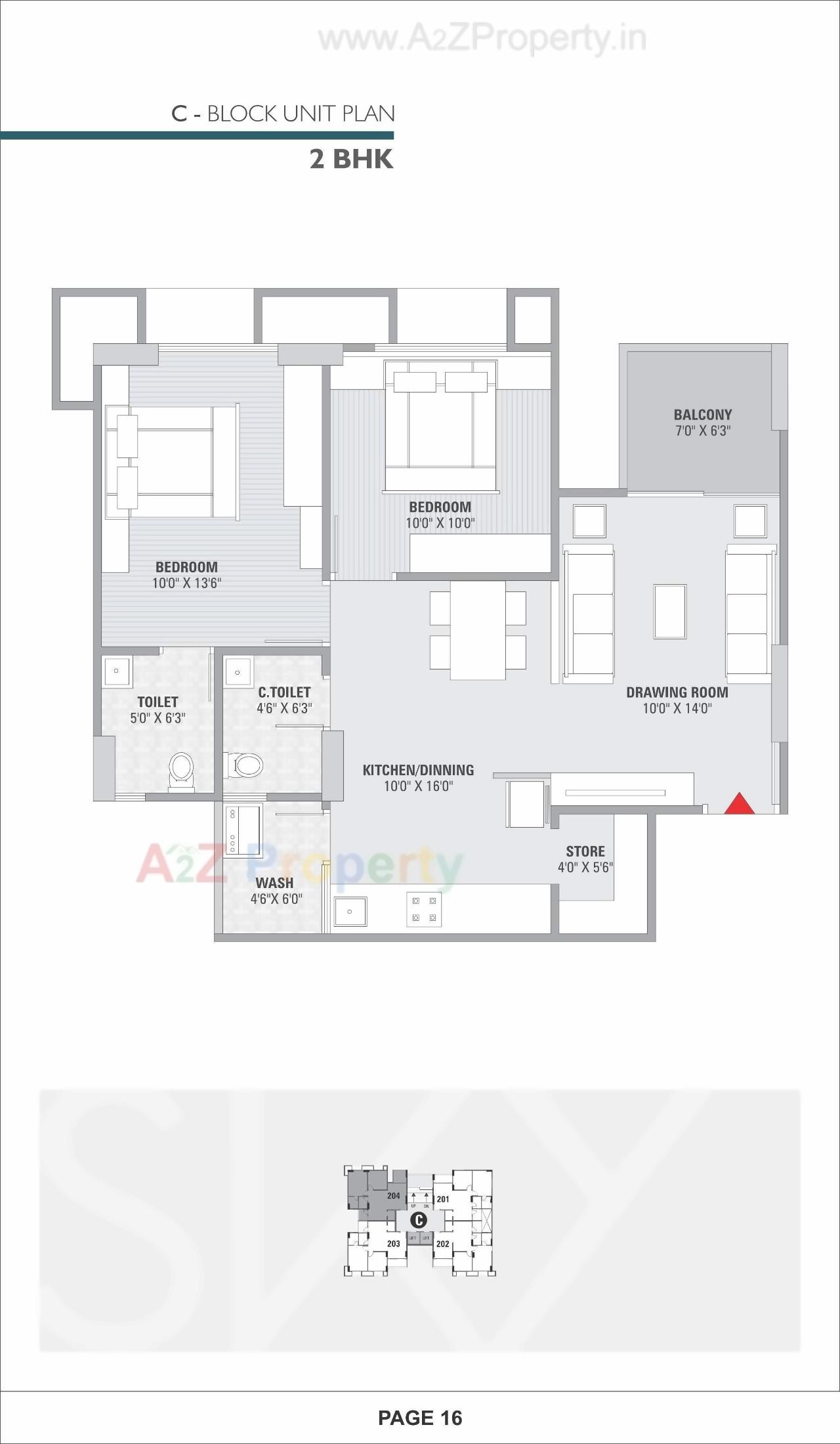 Layout of real estate project Pious Sky located at Sabarmati, Ahmedabad, Gujarat