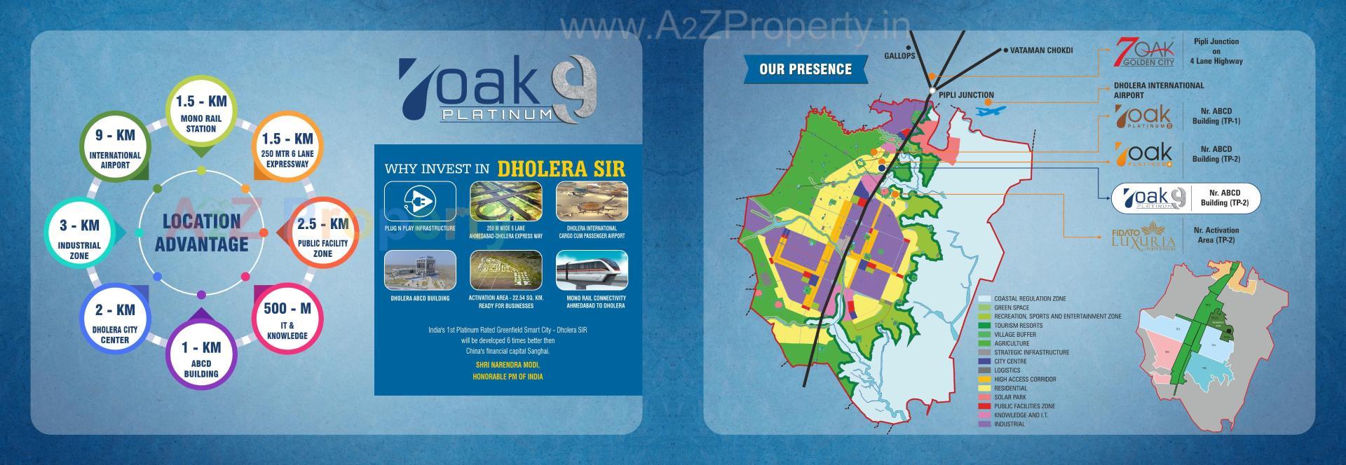  of real estate project Platinum located at Kadipur, Ahmedabad, Gujarat