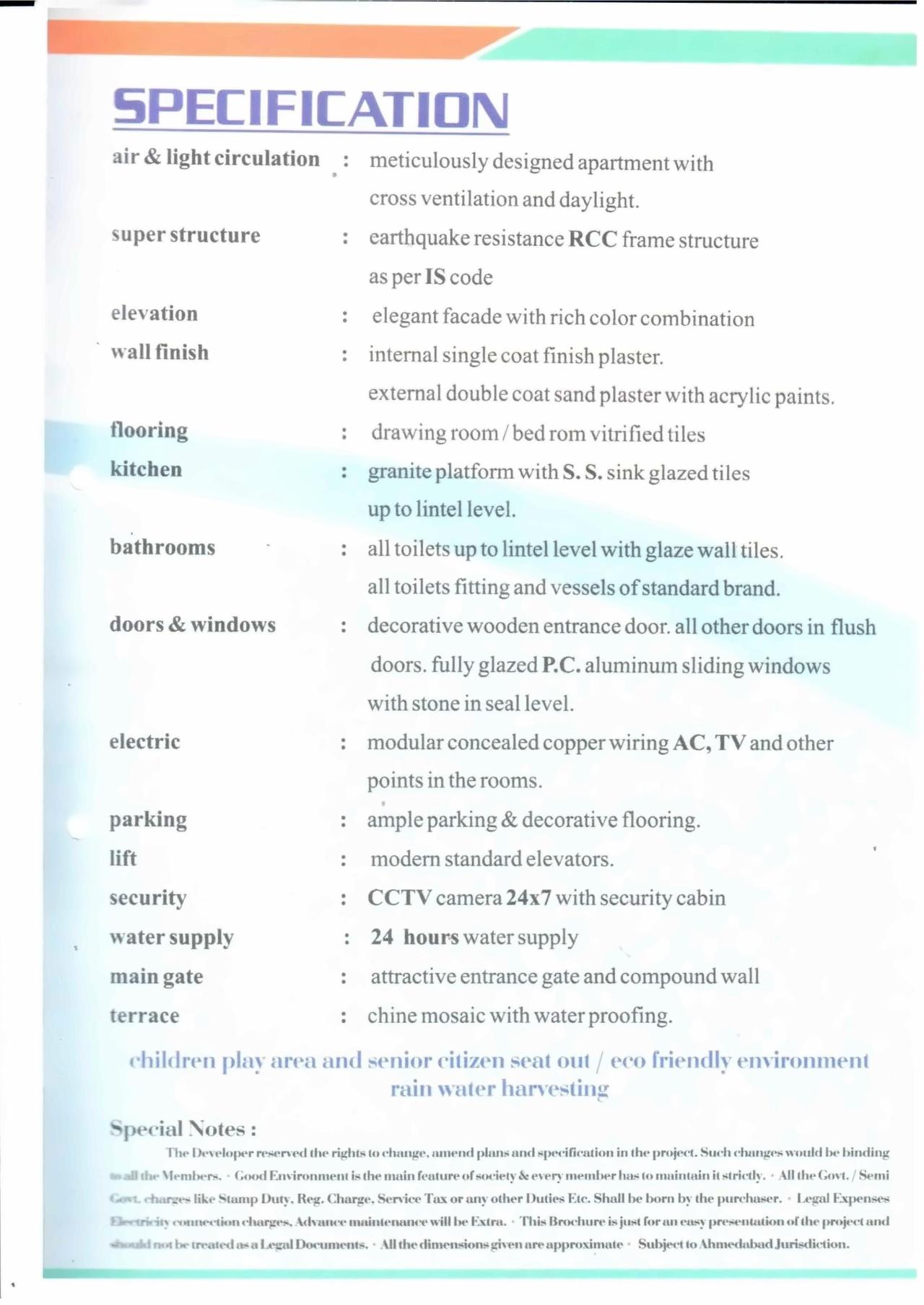 Project Specifications