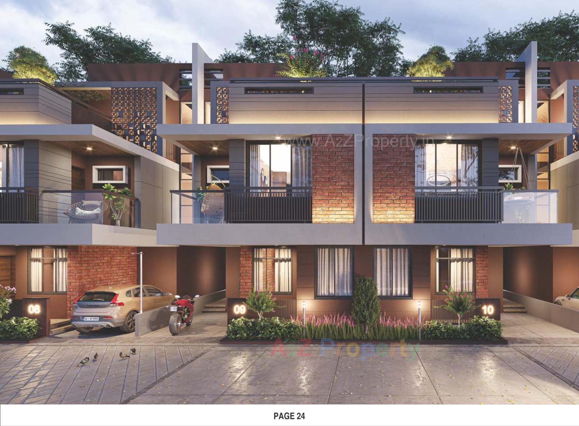 3D Elevation of real estate project Platinum Pride located at Hathijan, Ahmedabad, Gujarat