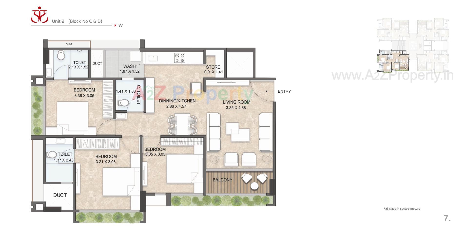 Layout of real estate project Praangan located at Chharodi, Ahmedabad, Gujarat