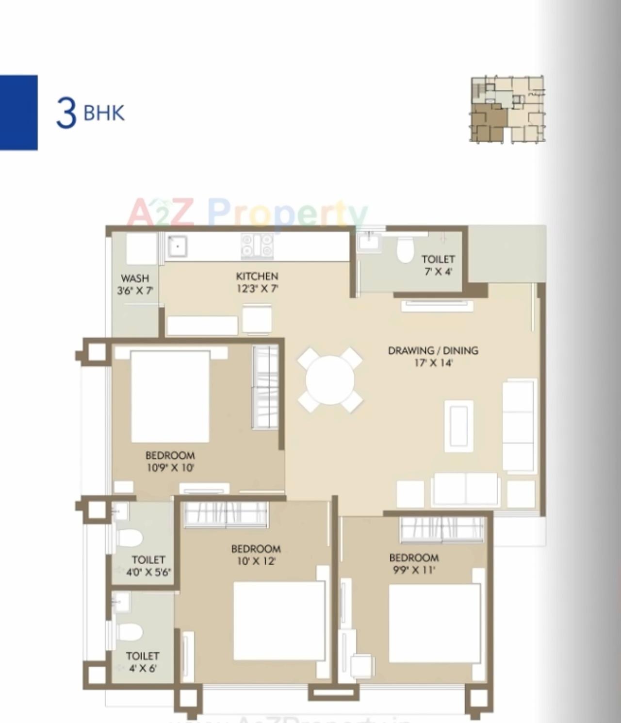 Layout of real estate project Prabhuvan Ii located at Paldi, Ahmedabad, Gujarat
