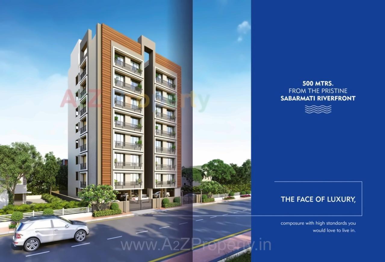 3D Elevation of real estate project Prabhuvan Ii located at Paldi, Ahmedabad, Gujarat
