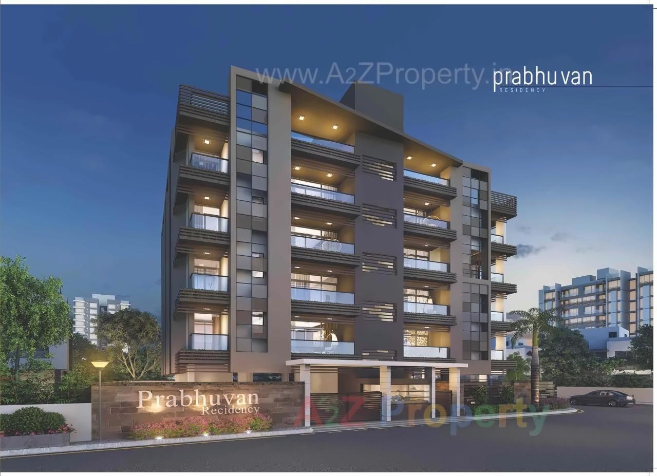 3D Elevation of real estate project Prabhuvan Residency located at Paldi, Ahmedabad, Gujarat