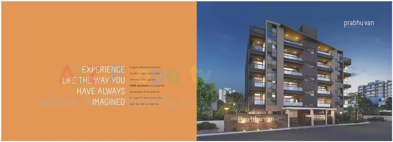 3D Elevation of real estate project Prabhuvan Residency located at Paldi, Ahmedabad, Gujarat