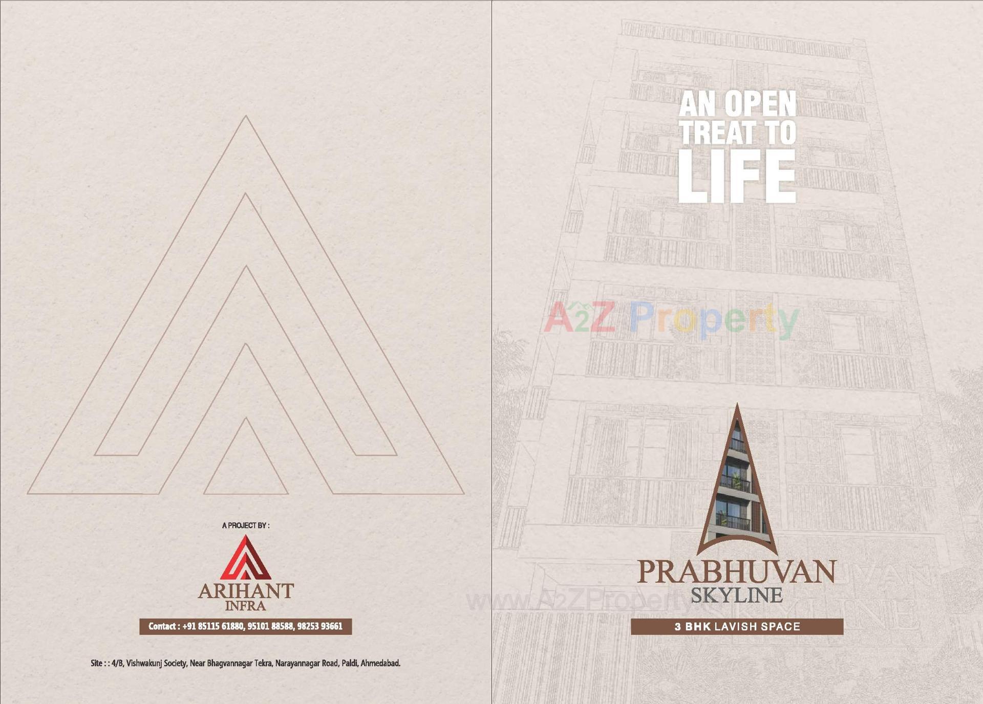  of real estate project Prabhuvan Skyline located at Paldi, Ahmedabad, Gujarat