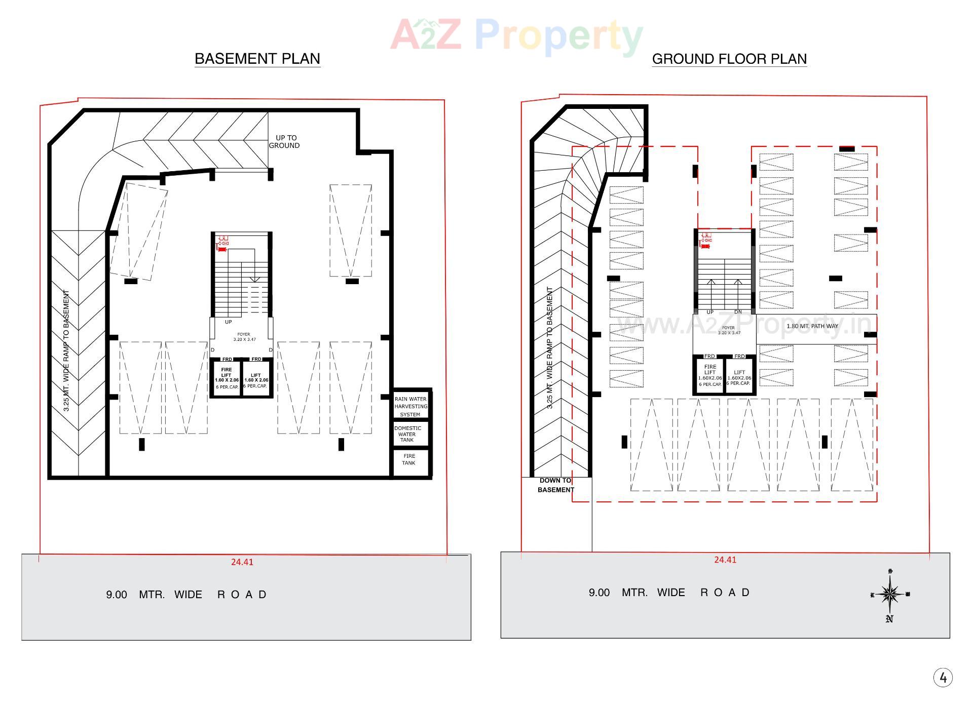 Layout of real estate project Pradhyuman Park located at Paldi, Ahmedabad, Gujarat
