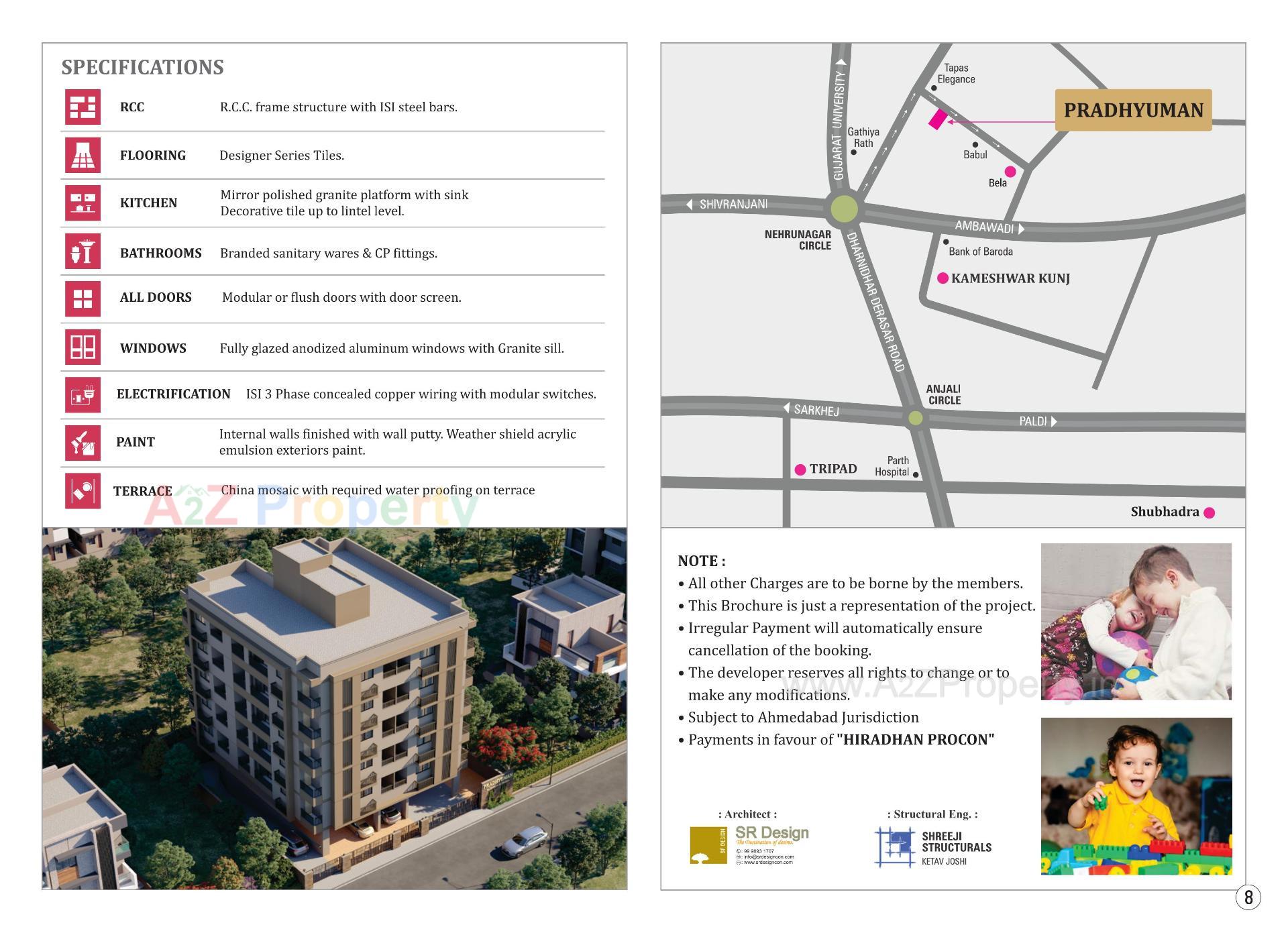  of real estate project Pradhyuman Park located at Paldi, Ahmedabad, Gujarat