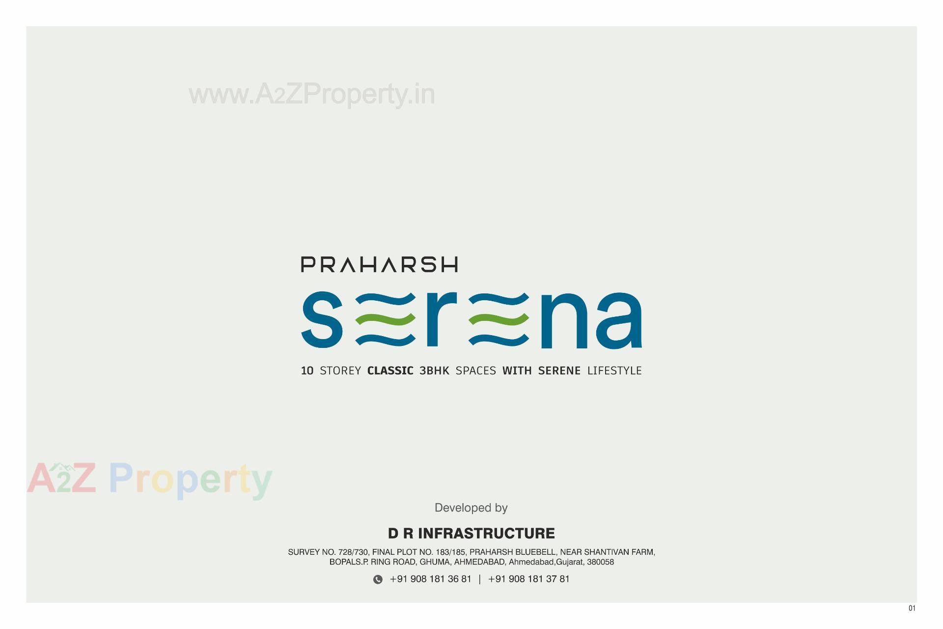  of real estate project Praharsh Serena located at Ghuma, Ahmedabad, Gujarat