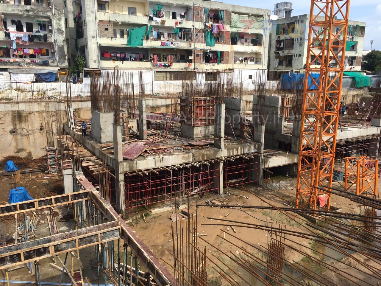 201706_const of real estate project Prahladnagar Trade Centre located at Vejalpur, Ahmedabad, Gujarat