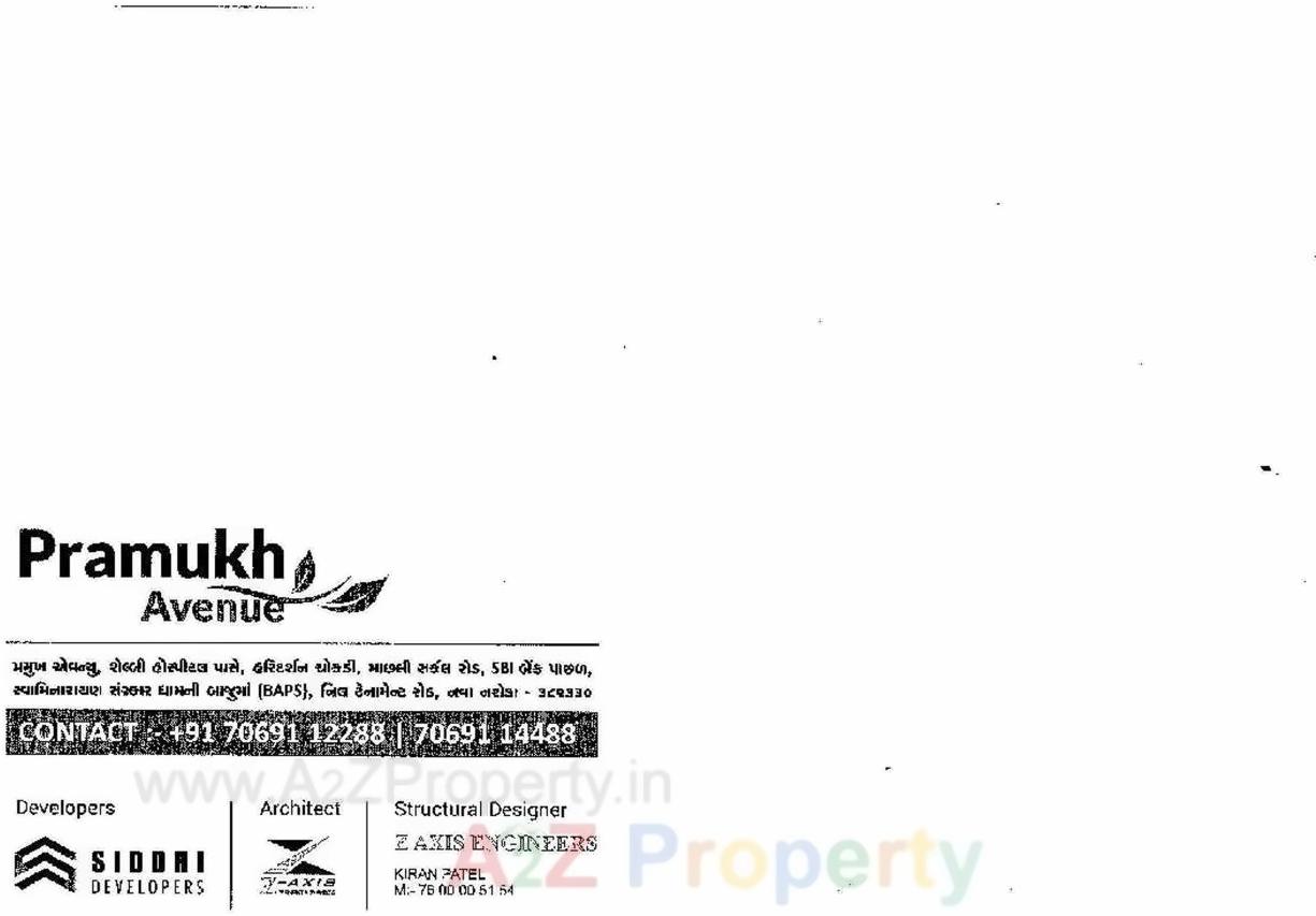  of real estate project Pramukh Avenue located at Ahmedabad, Ahmedabad, Gujarat