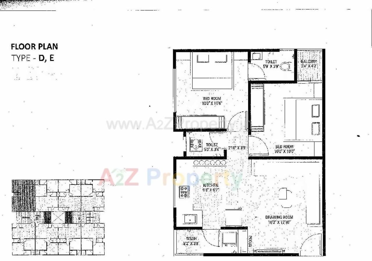Layout of real estate project Pramukh Avenue located at Ahmedabad, Ahmedabad, Gujarat