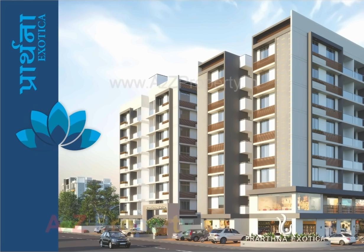 3D Elevation of real estate project Prarthna Exotica located at Odhav, Ahmedabad, Gujarat