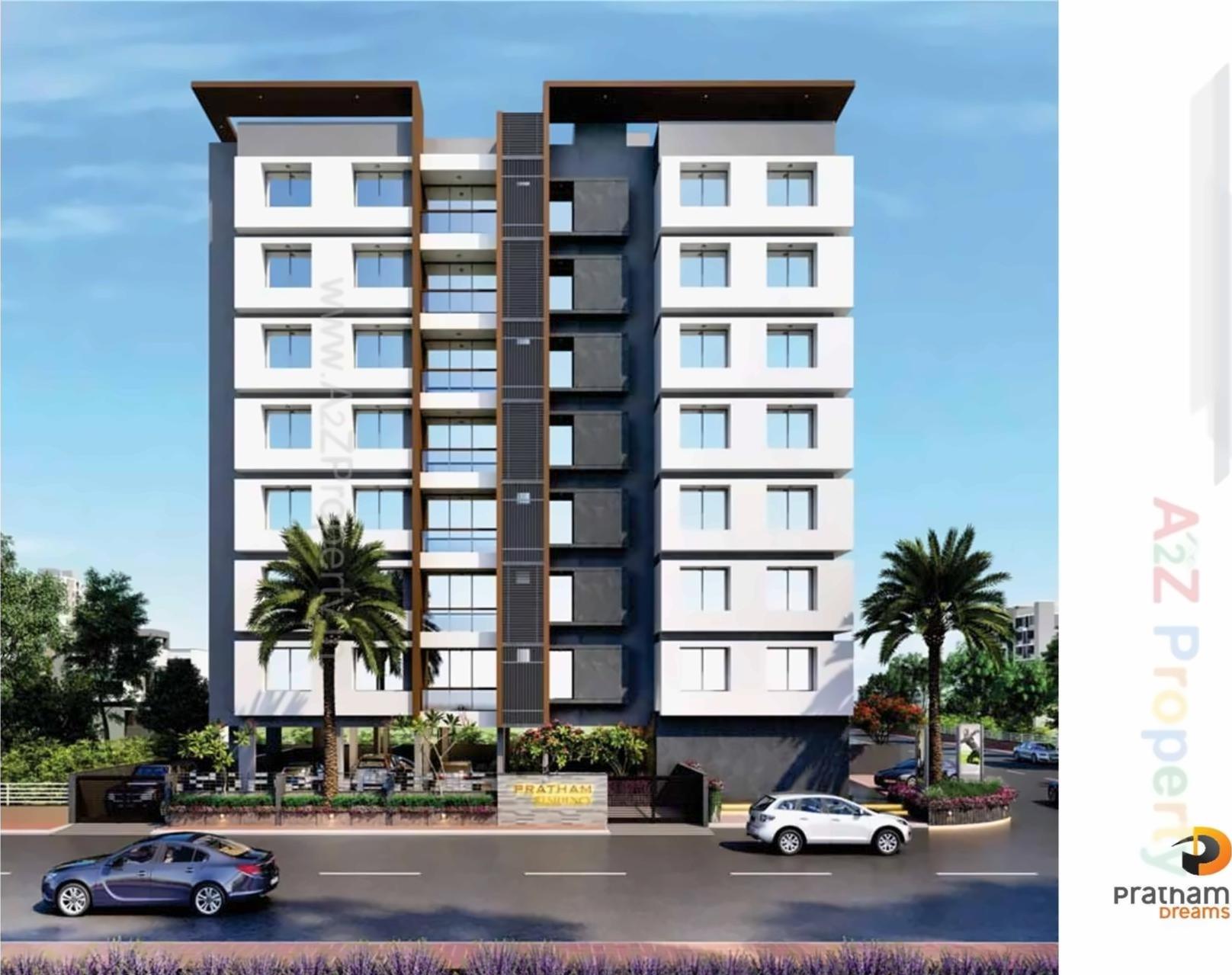 3D Elevation of real estate project Pratham Dreams located at Zundal, Ahmedabad, Gujarat