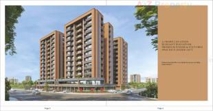 Elevation of real estate project Pratham Glory located at Lambha, Ahmedabad, Gujarat