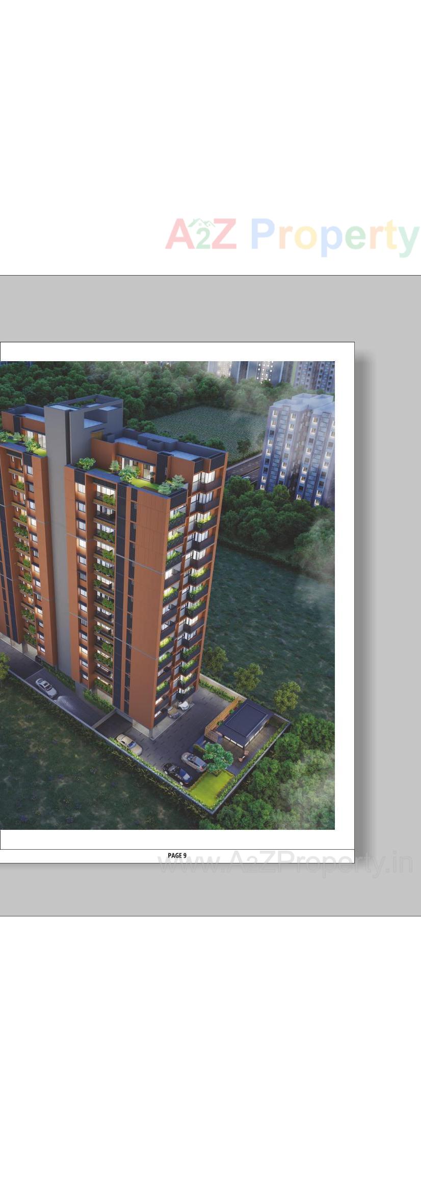 3D Elevation of real estate project Pratham Heights located at Sola, Ahmedabad, Gujarat