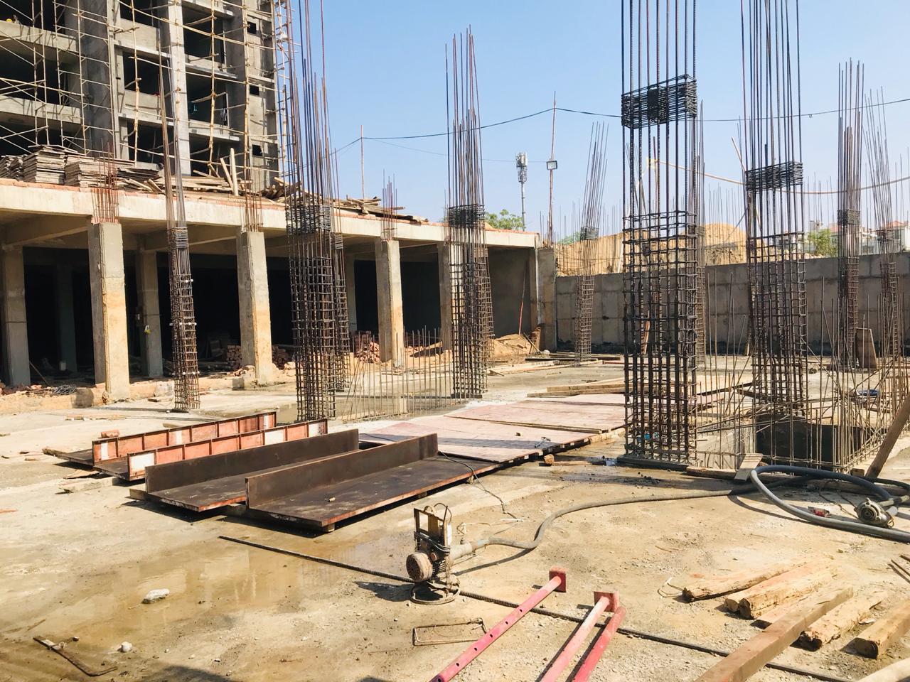 189138_const of real estate project Pratham Lakeview C (ground + One Floor) located at Sola, Ahmedabad, Gujarat