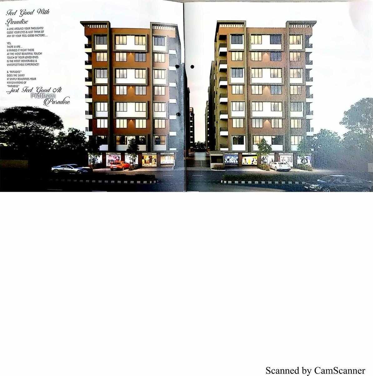 3D Elevation of real estate project Pratham Paradise located at Vatva, Ahmedabad, Gujarat