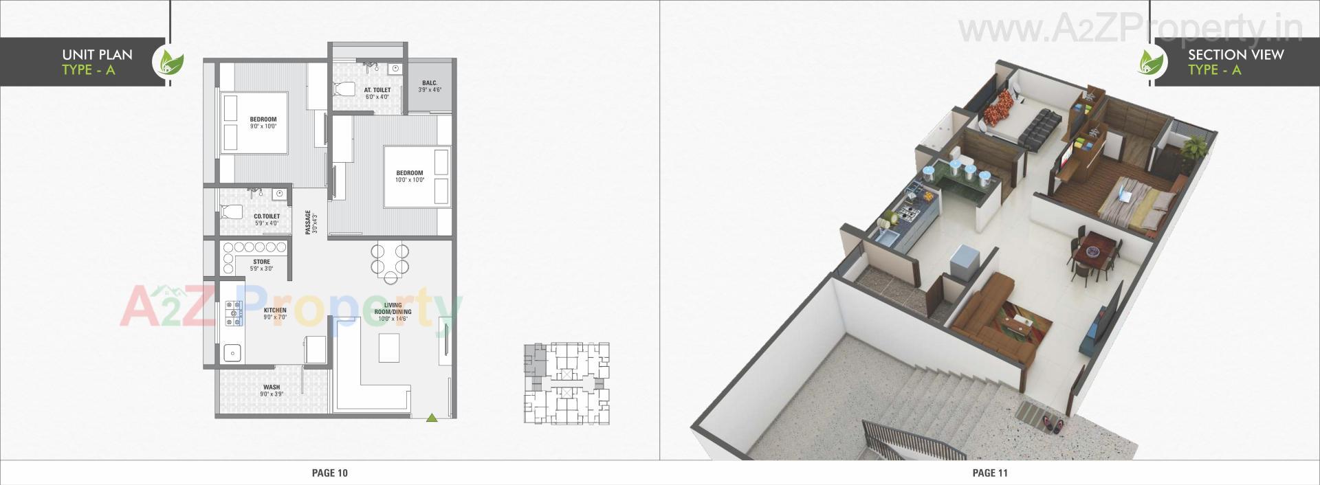 Layout of real estate project Pratham Paradise located at Naroda, Ahmedabad, Gujarat