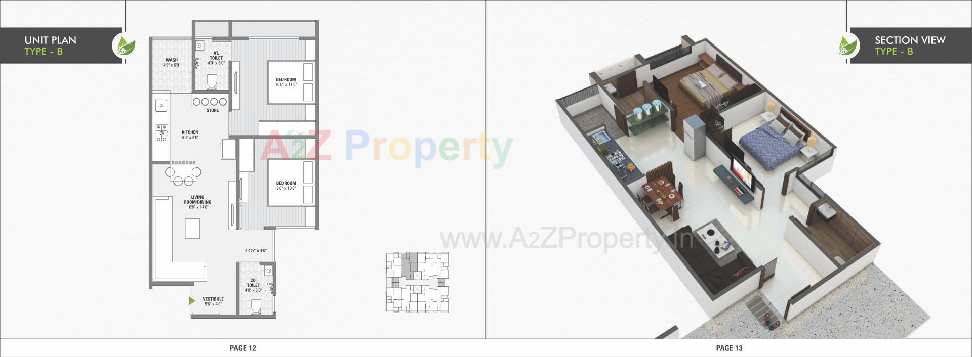 Layout of real estate project Pratham Paradise located at Naroda, Ahmedabad, Gujarat