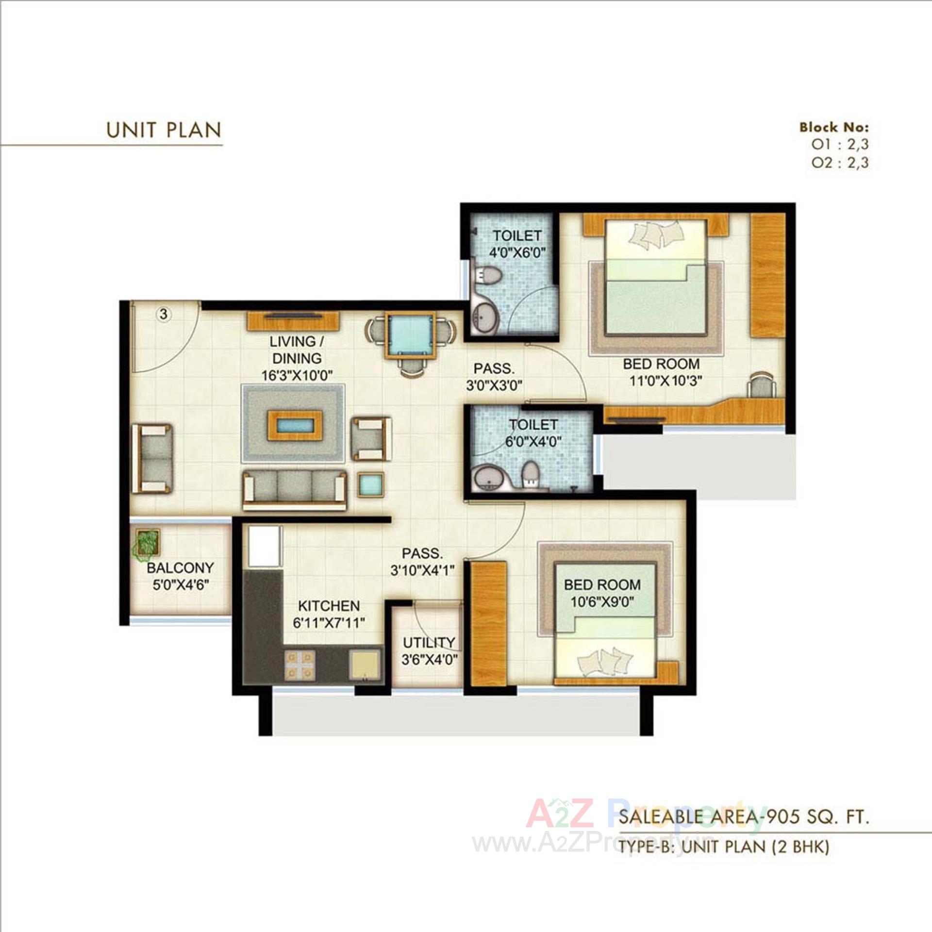 Layout of real estate project Pratham   (tower   K To U) located at Tragad, Ahmedabad, Gujarat