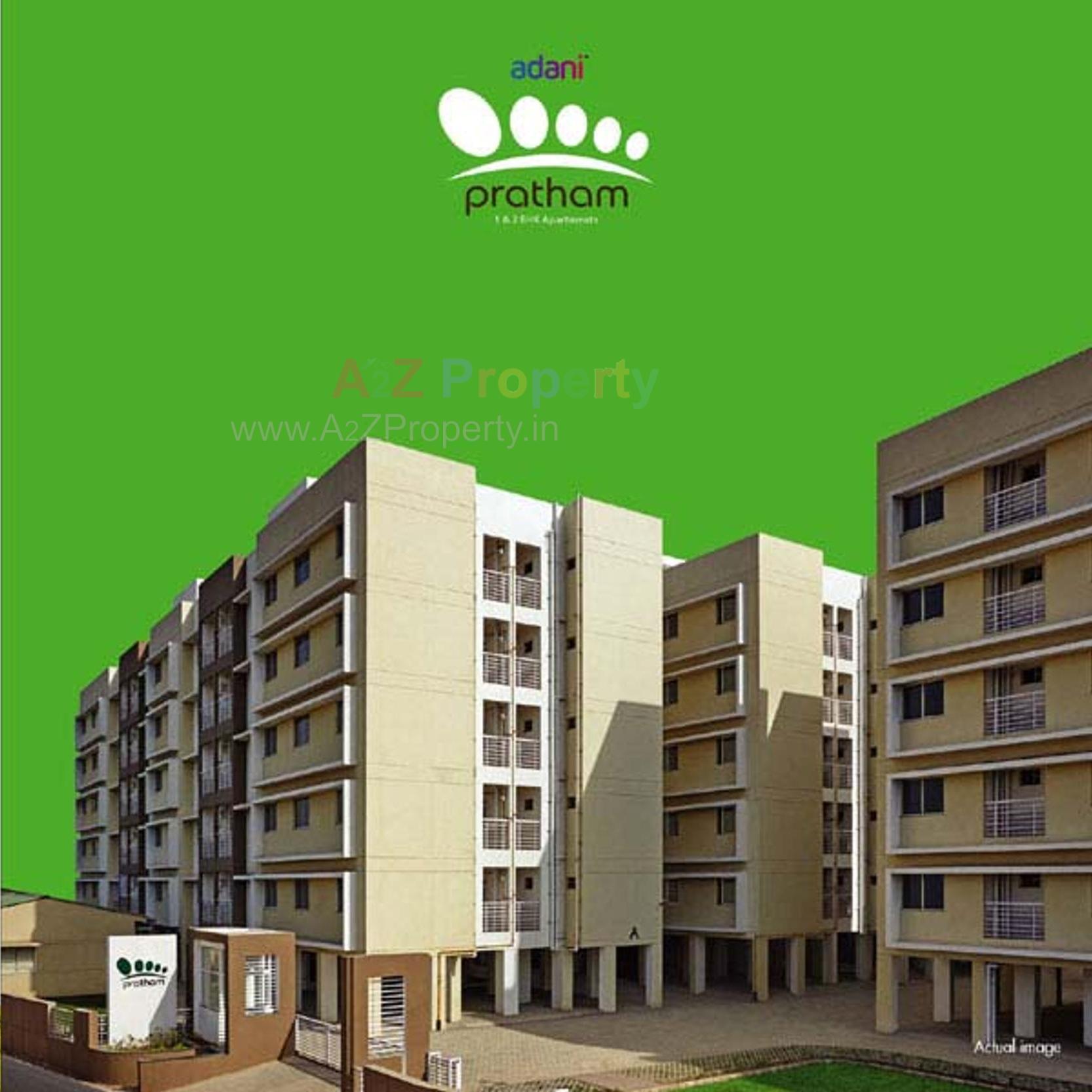 3D Elevation of real estate project Pratham   (tower   K To U) located at Tragad, Ahmedabad, Gujarat