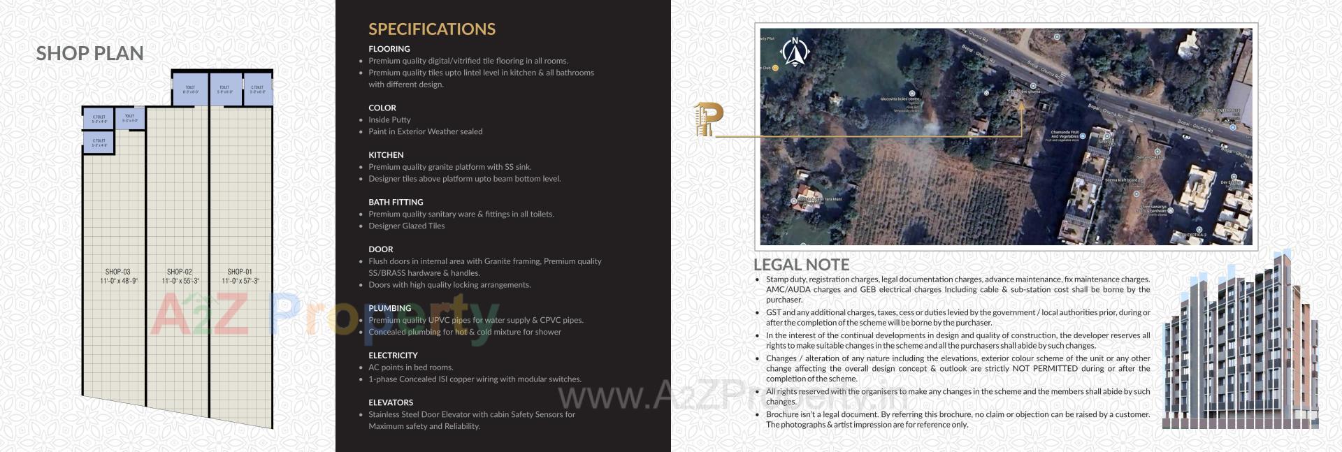  of real estate project Pratham Prime located at Ghuma, Ahmedabad, Gujarat