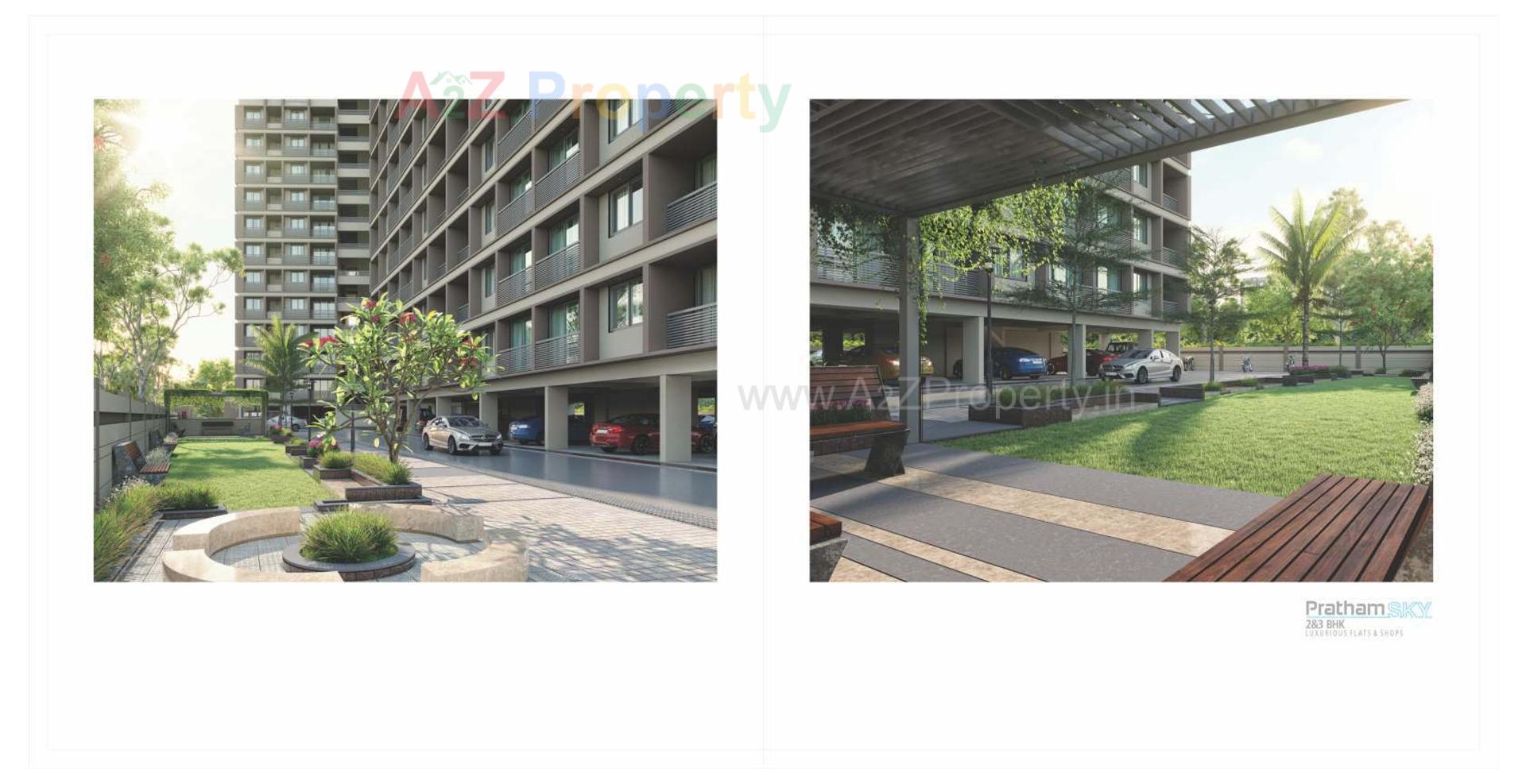 3D Elevation of real estate project Pratham Sky located at Vatva, Ahmedabad, Gujarat