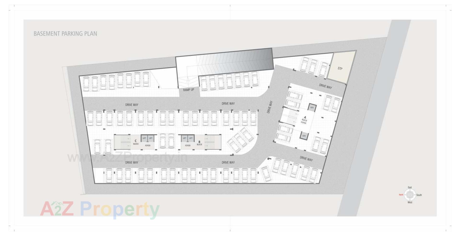 Layout of real estate project Pratham Sky located at Vatva, Ahmedabad, Gujarat