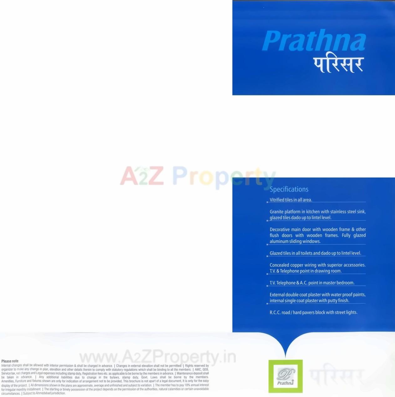  of real estate project Prathna Parisar located at Naroda, Ahmedabad, Gujarat