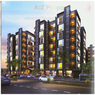 Elevation of real estate project Prathna Pearl located at Gota, Ahmedabad, Gujarat