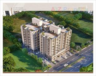 Elevation of real estate project Prathna Residency located at Chenpur, Ahmedabad, Gujarat