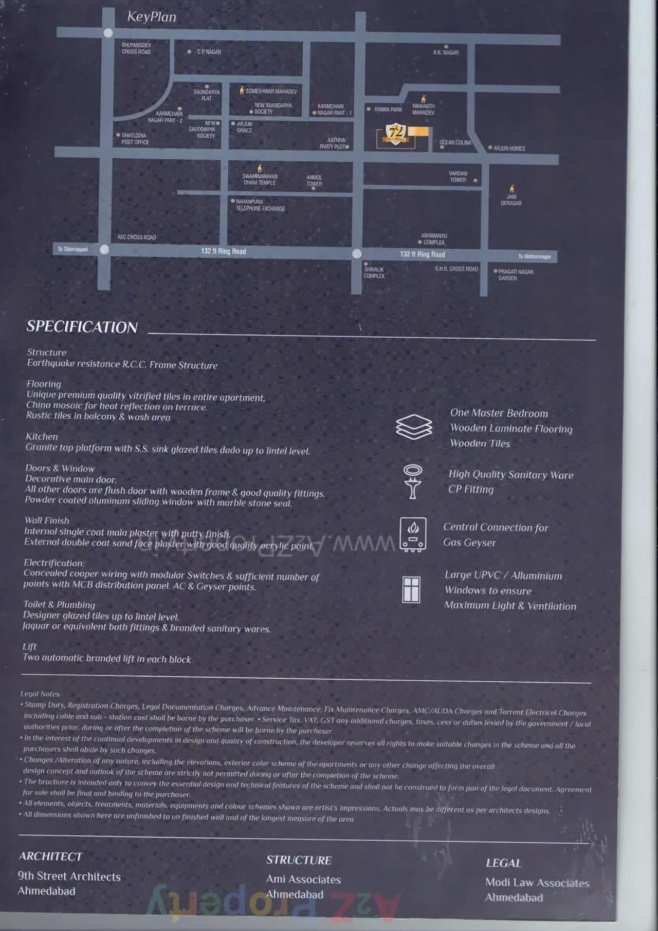  of real estate project Pratishtha located at Vadaj, Ahmedabad, Gujarat