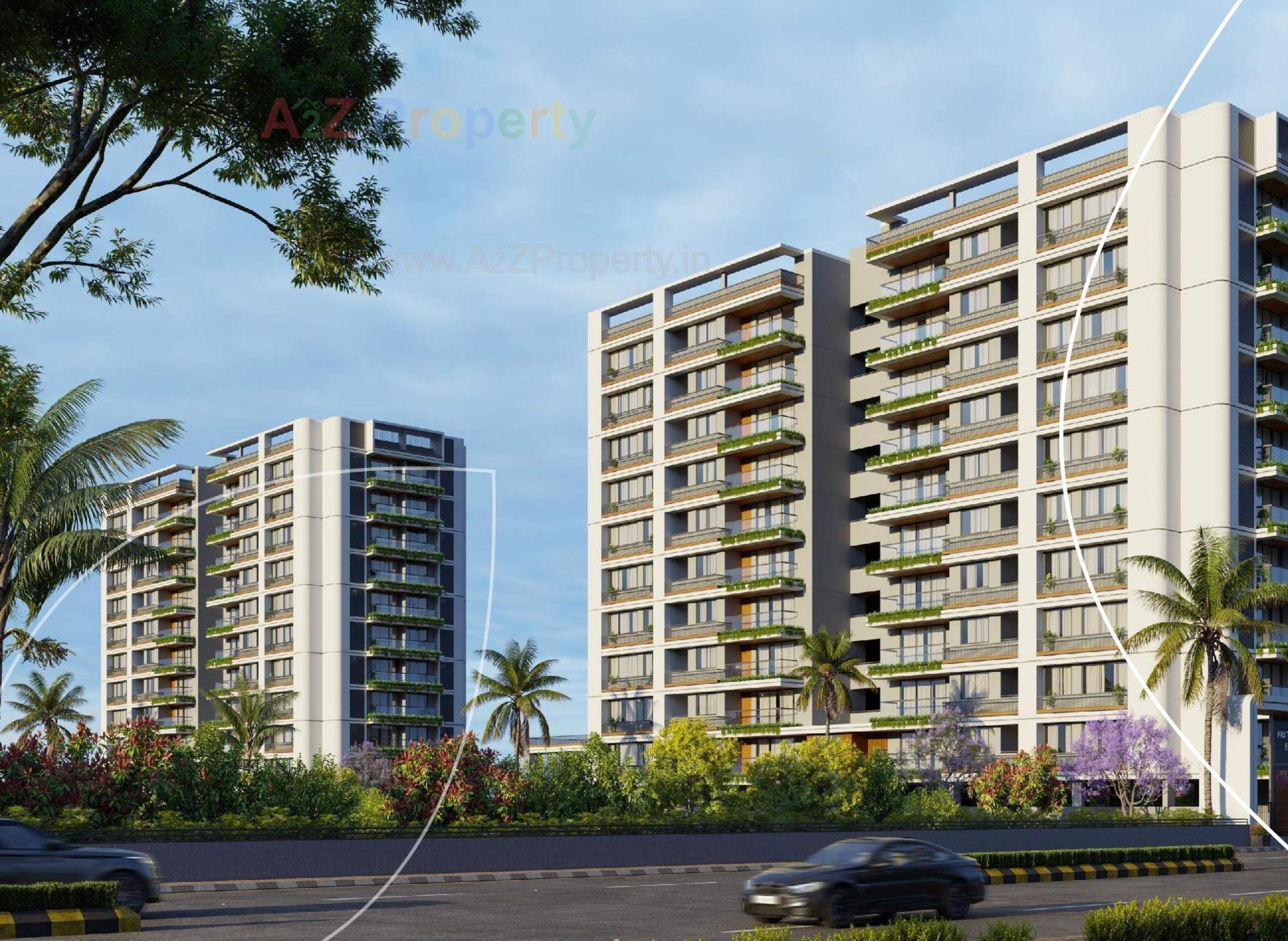 3D Elevation of real estate project Pratishtha Elite located at Nikol, Ahmedabad, Gujarat