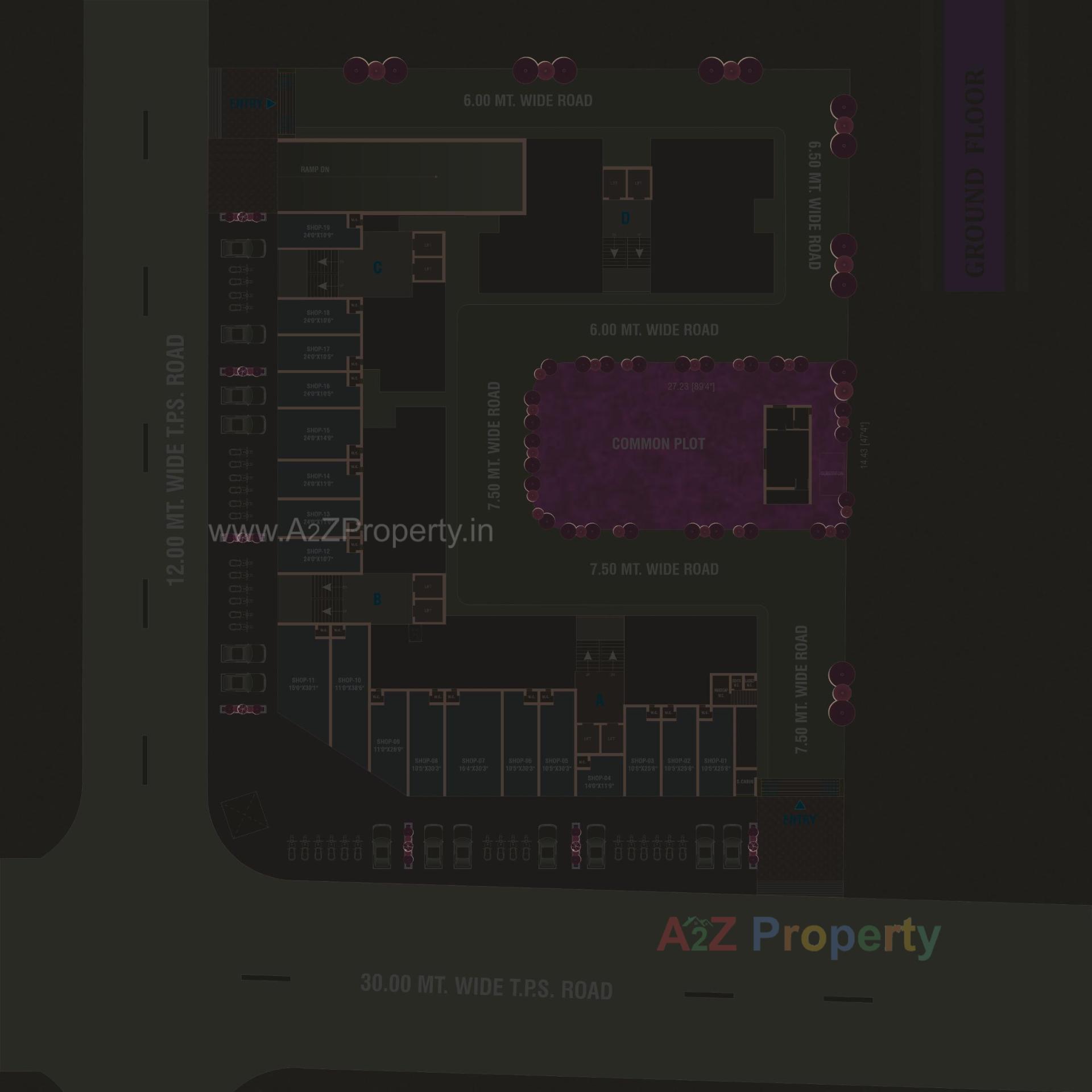 of real estate project Pratishtha Icon located at Hanspura, Ahmedabad, Gujarat