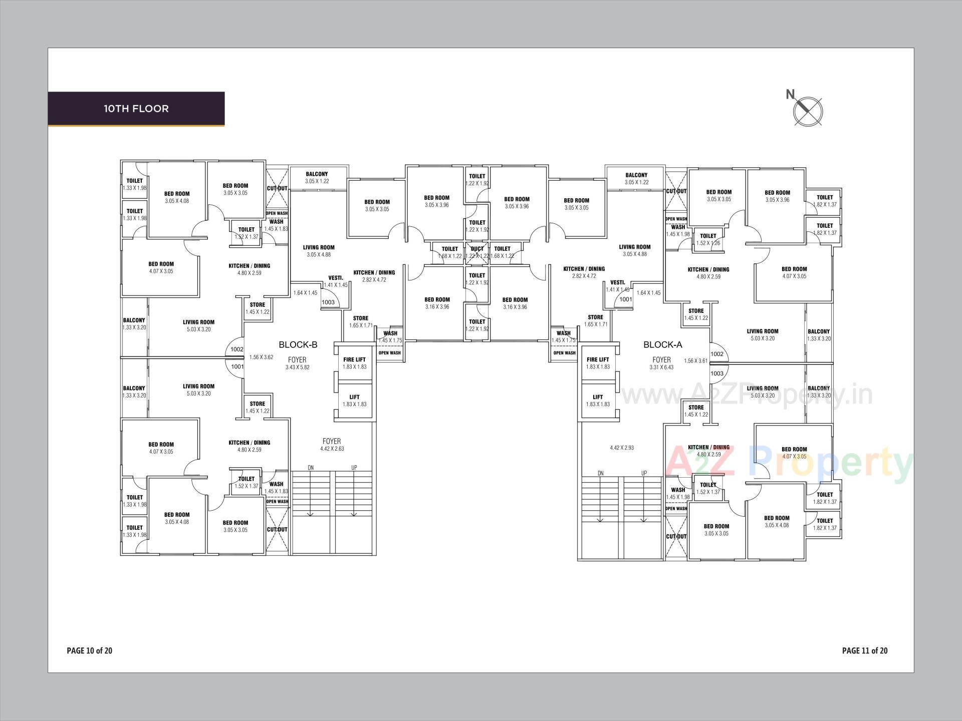 Layout of real estate project Pravesh located at Chandkheda, Ahmedabad, Gujarat