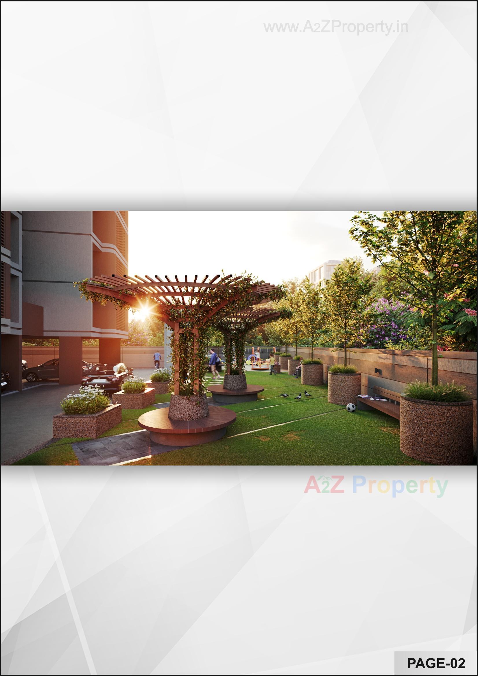 3D Elevation of real estate project Prayasam located at Bhadaj, Ahmedabad, Gujarat