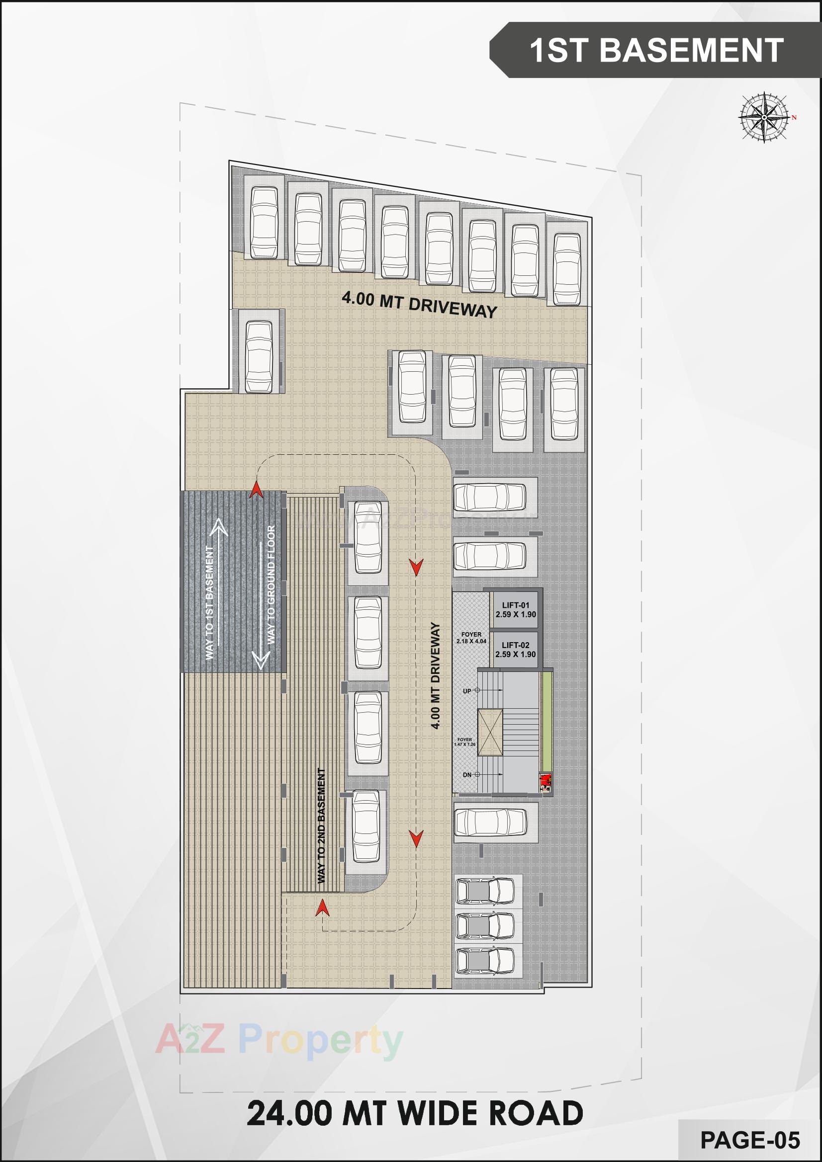 Layout of real estate project Prayasam located at Bhadaj, Ahmedabad, Gujarat