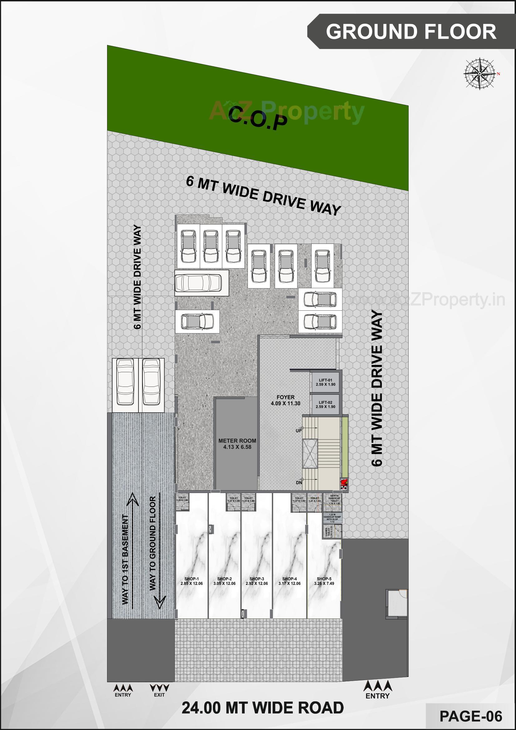 Layout of real estate project Prayasam located at Bhadaj, Ahmedabad, Gujarat