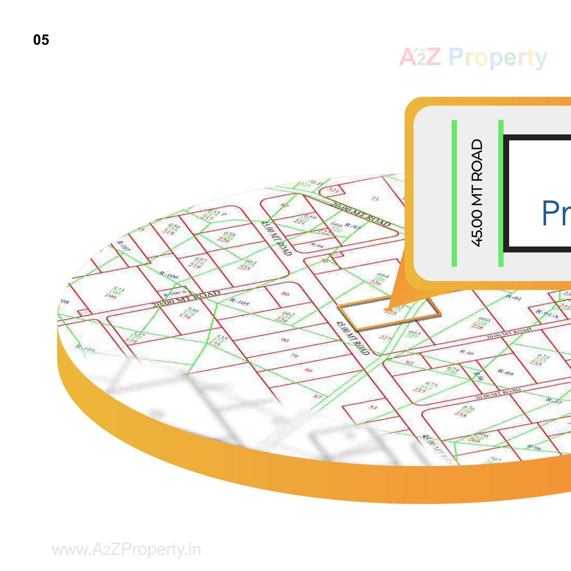 Layout of real estate project Prelude Industrial Park located at Ambli, Ahmedabad, Gujarat