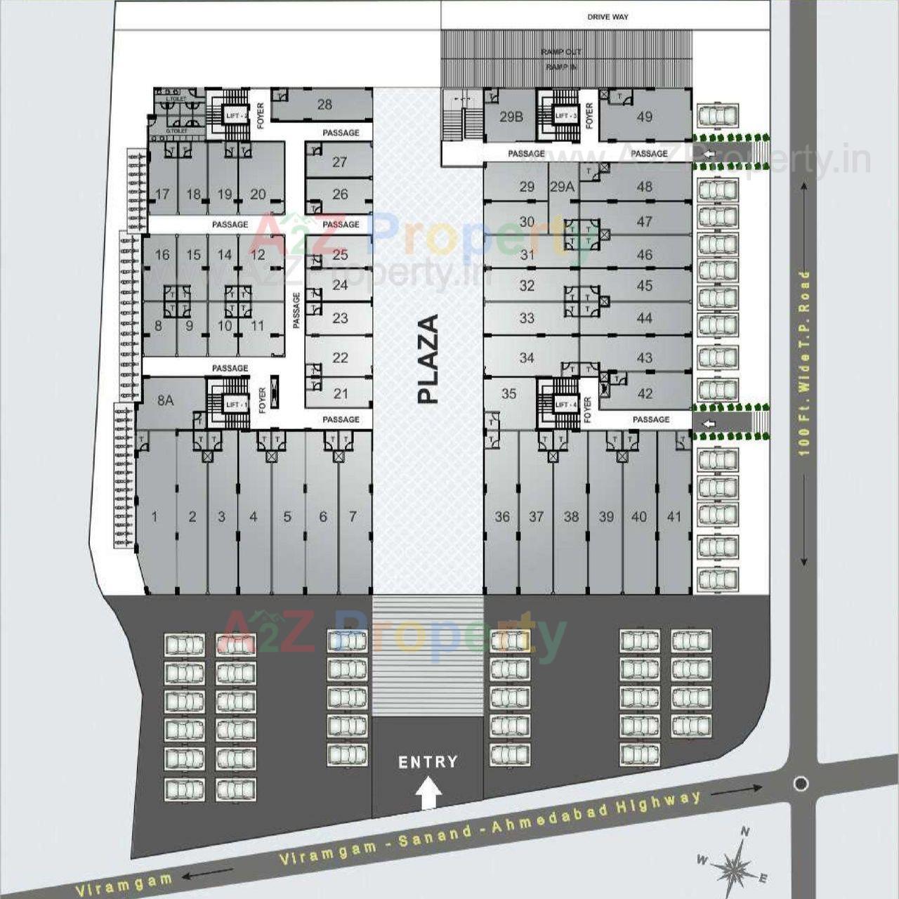 0004 of real estate project Prerna Aartika located at Makarba, Ahmedabad, Gujarat