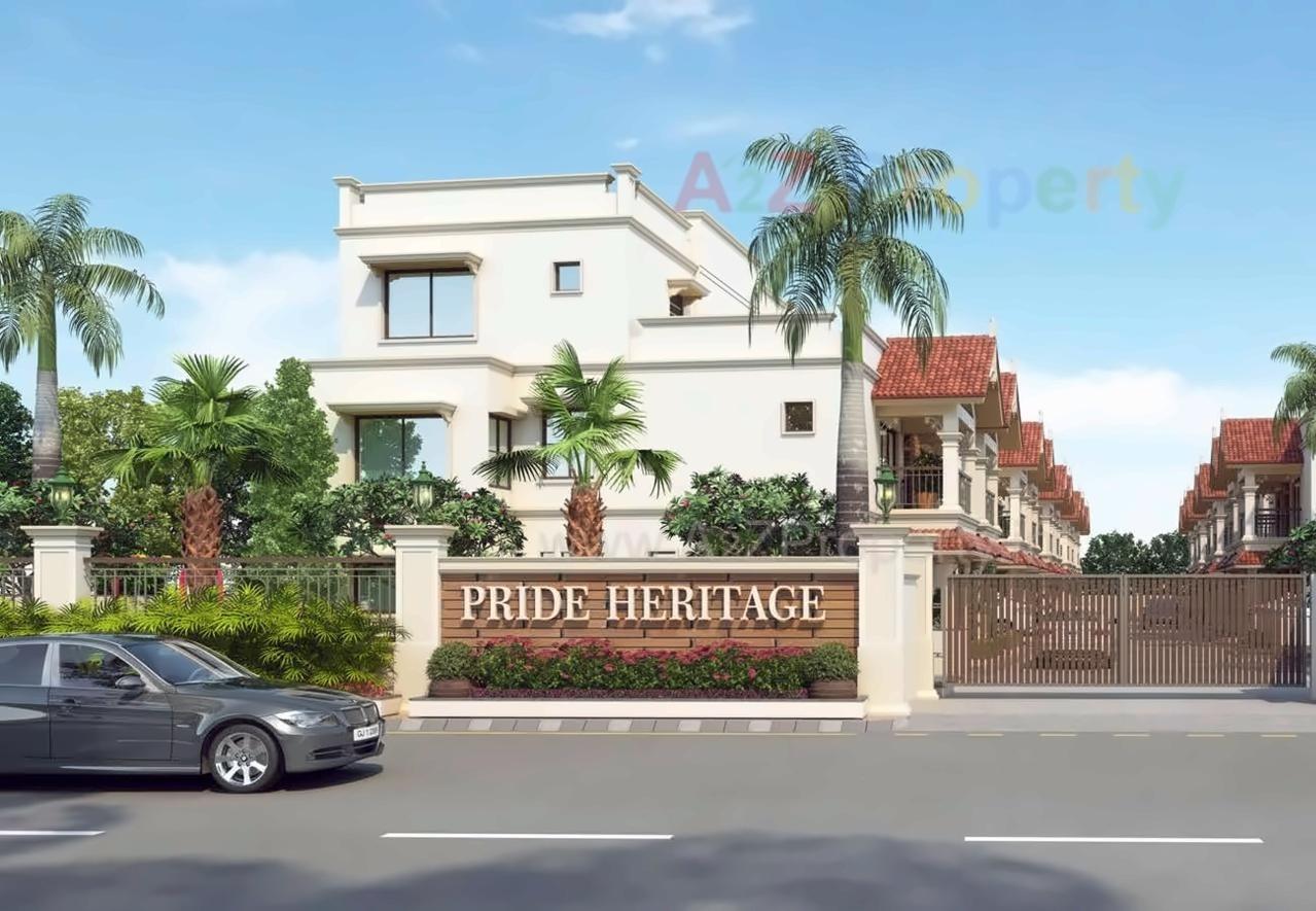 3D Elevation of real estate project Pride Heritage located at Khodiyar, Ahmedabad, Gujarat