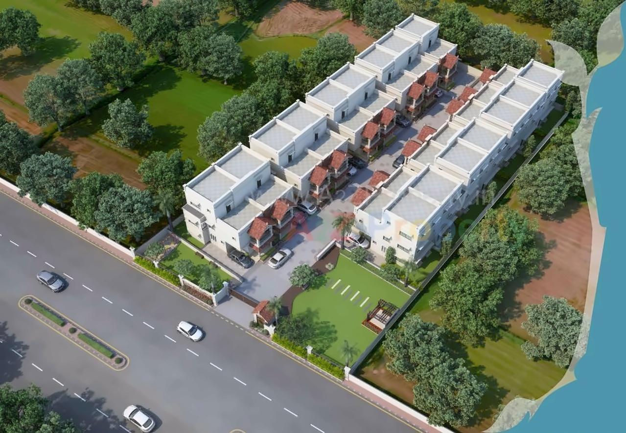 3D Elevation of real estate project Pride Heritage located at Khodiyar, Ahmedabad, Gujarat