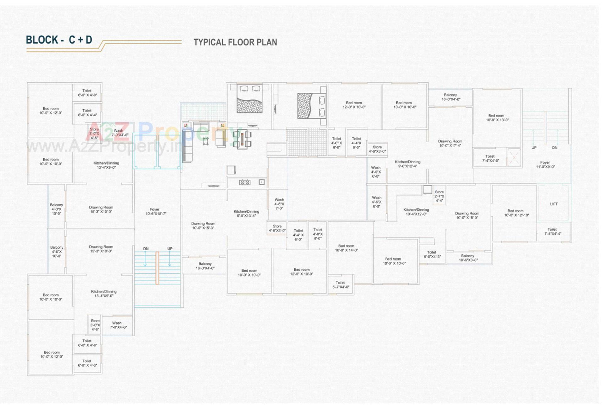 Layout of real estate project Prime Hill located at Ahmedabad, Ahmedabad, Gujarat