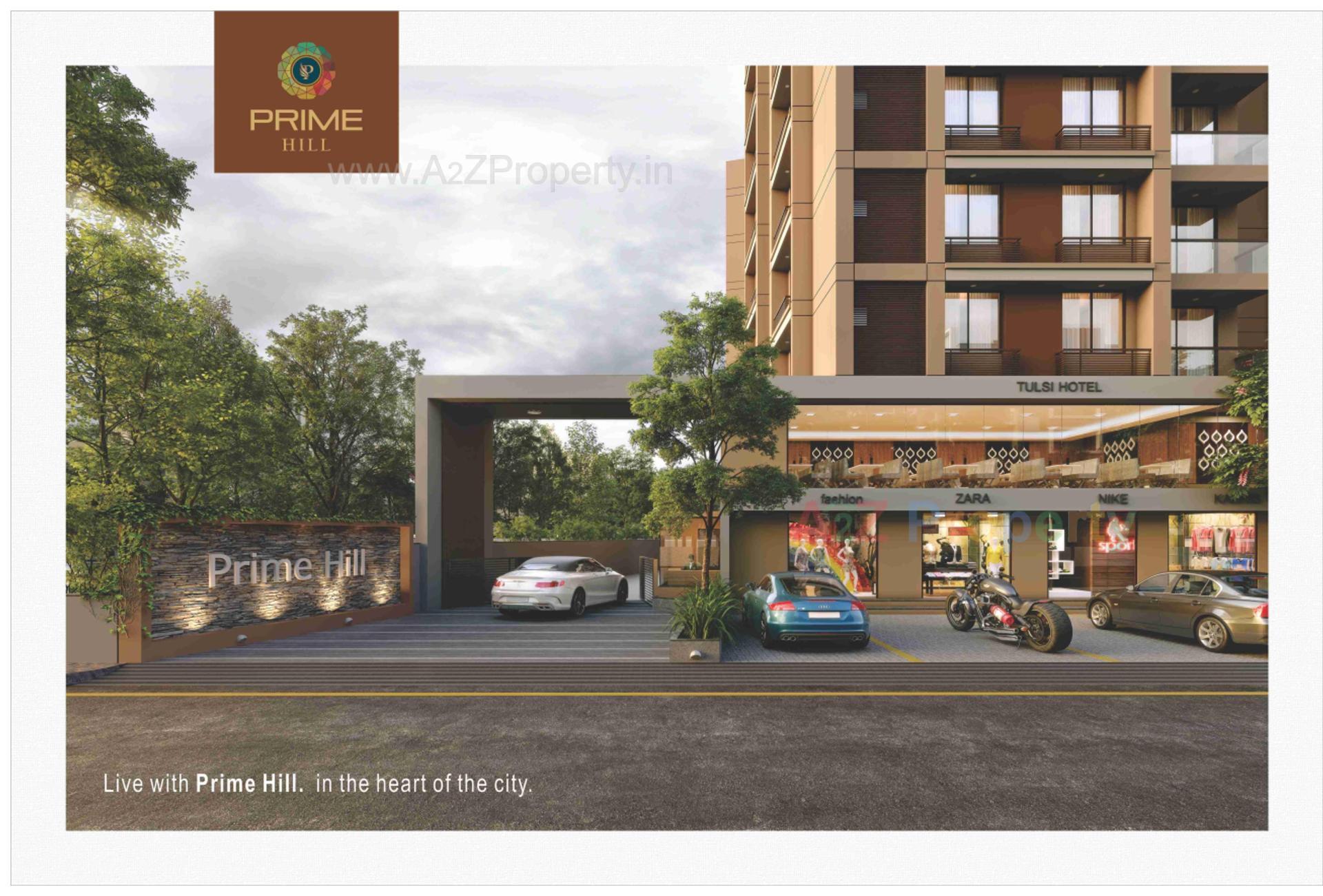 3D Elevation of real estate project Prime Hill located at Ahmedabad, Ahmedabad, Gujarat